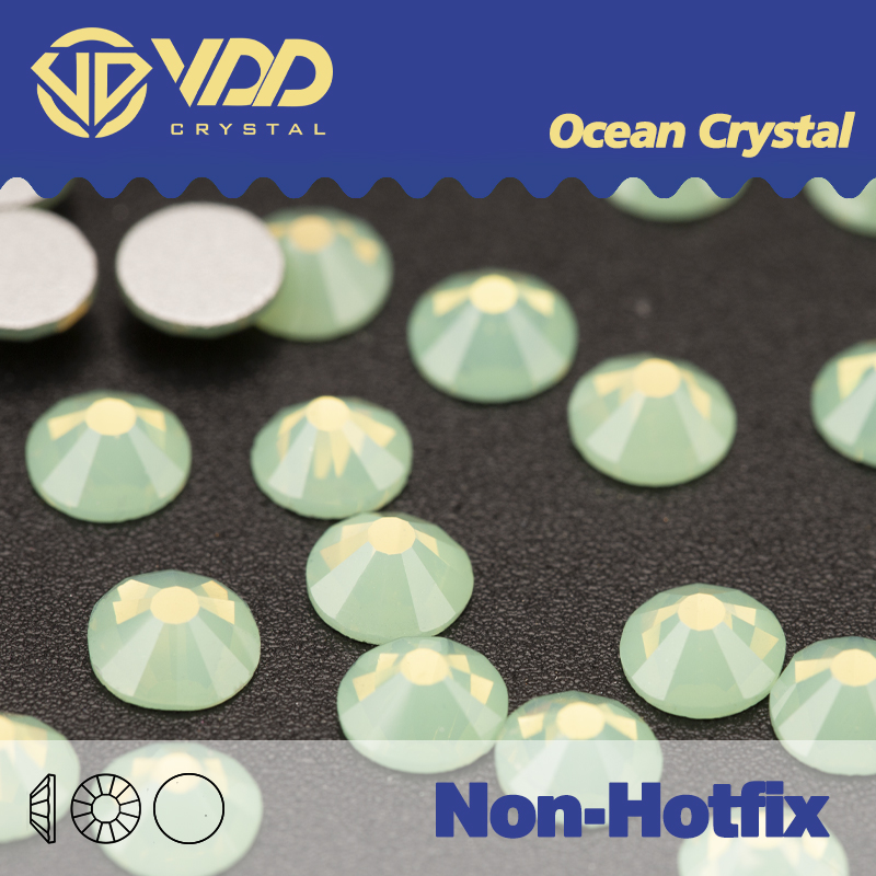 Hotfix Rhinestone Sheet - VDD 046 그린 오팔 크리스탈, 비