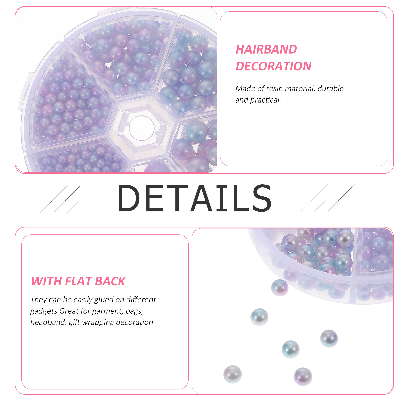 1개입 레진 진주 장식, 평평한 뒷면으로 접착하여 사용 - Embellishment Glue Craft 리뷰 및 가격