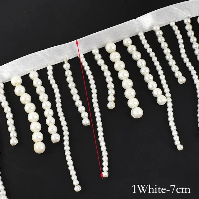 1/2 야드 진주 페르시 태슬 프린지 봉제 레이스 트림 - Beaded Trim Fringe 리뷰 및 가격